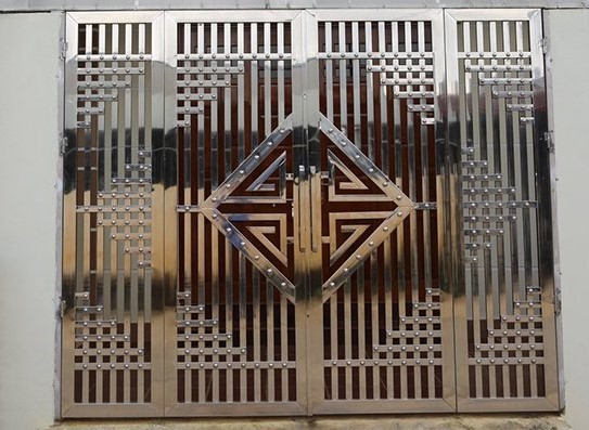 chữ thọ inox vuông